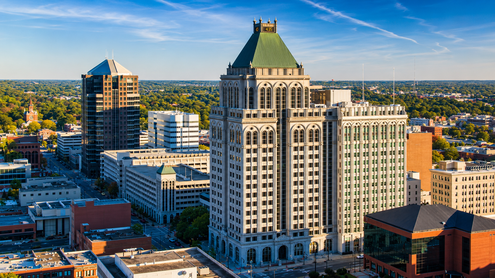 Greensboro, North Carolina skyline